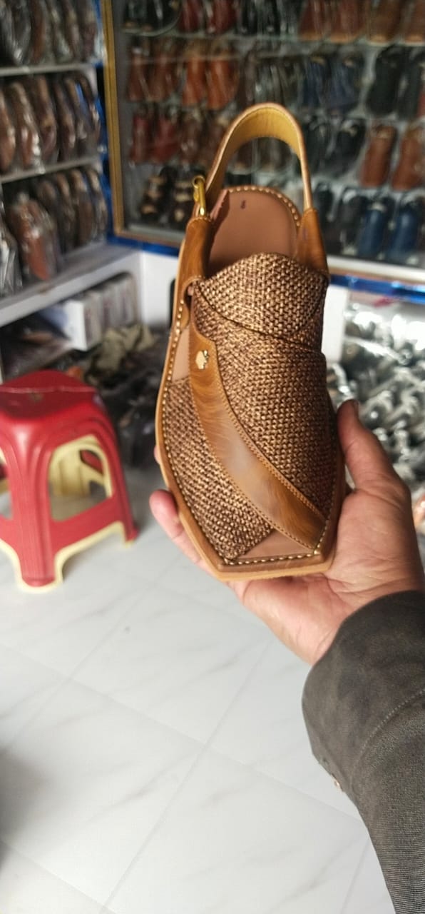 Peshawar Zalmi Fabric Chappals gray colour with imported very soft sole and beautiful imported fabric is used. Each design of Happy Face footwear give extra look.
ThApple Peshawar Zalmi Fabric ChappalsSell MartSell MartApple Peshawar Zalmi
