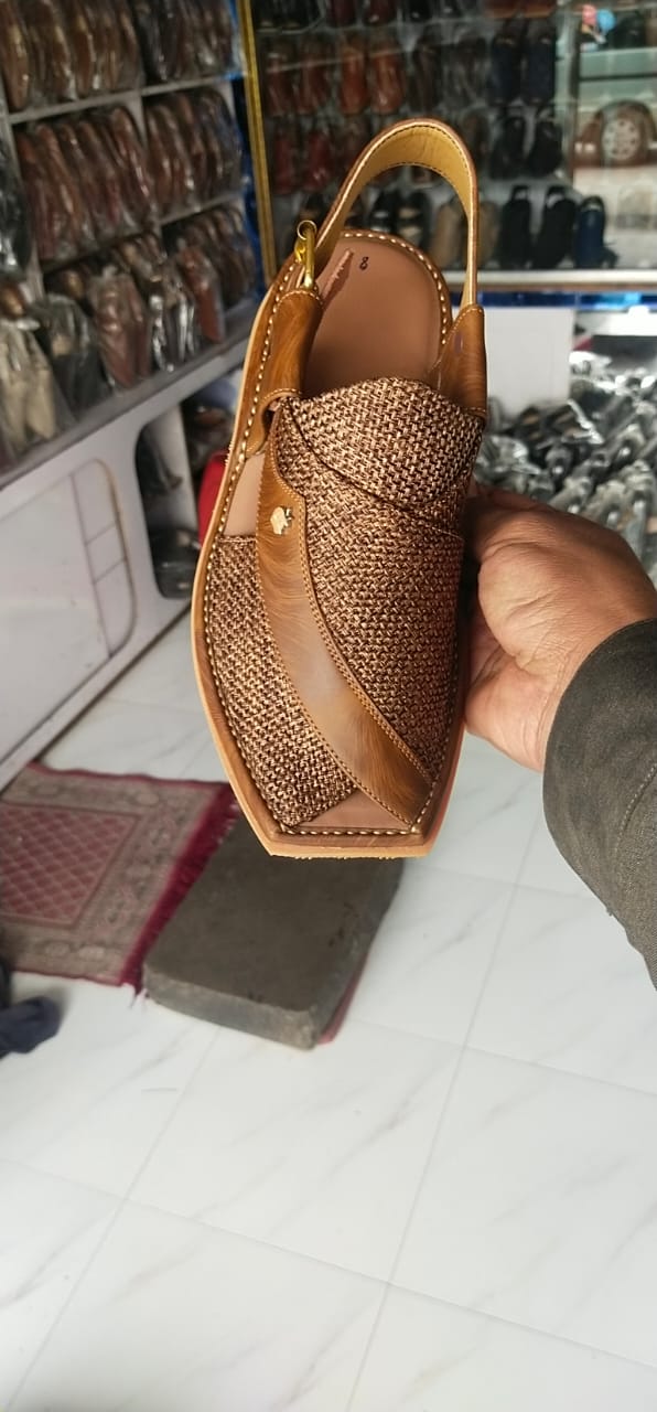 Peshawar Zalmi Fabric Chappals gray colour with imported very soft sole and beautiful imported fabric is used. Each design of Happy Face footwear give extra look.
ThApple Peshawar Zalmi Fabric ChappalsSell MartSell MartApple Peshawar Zalmi
