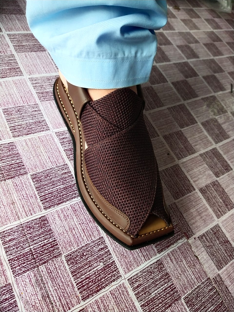 Products Features
Peshawar Zalmi Fabric Chappals gray colour with imported very soft sole and beautiful imported fabric is used.Β Each design of Leather Crafty footwePeshawar Zalmi Fabric Chappals HandmadeSell MartSell MartPeshawar Zalmi Fabric