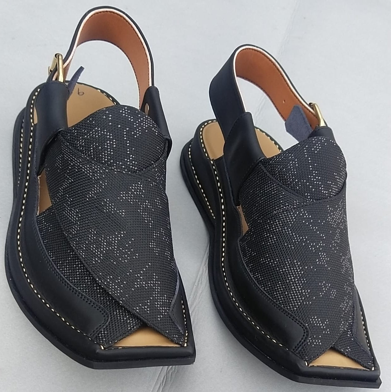 Products Features
Peshawar Zalmi Fabric Chappals gray colour with imported very soft sole and beautiful imported fabric is used.Β Each design of Leather Crafty footwePeshawar Zalmi Fabric Chappals HandmadeSell MartSell MartPeshawar Zalmi Fabric