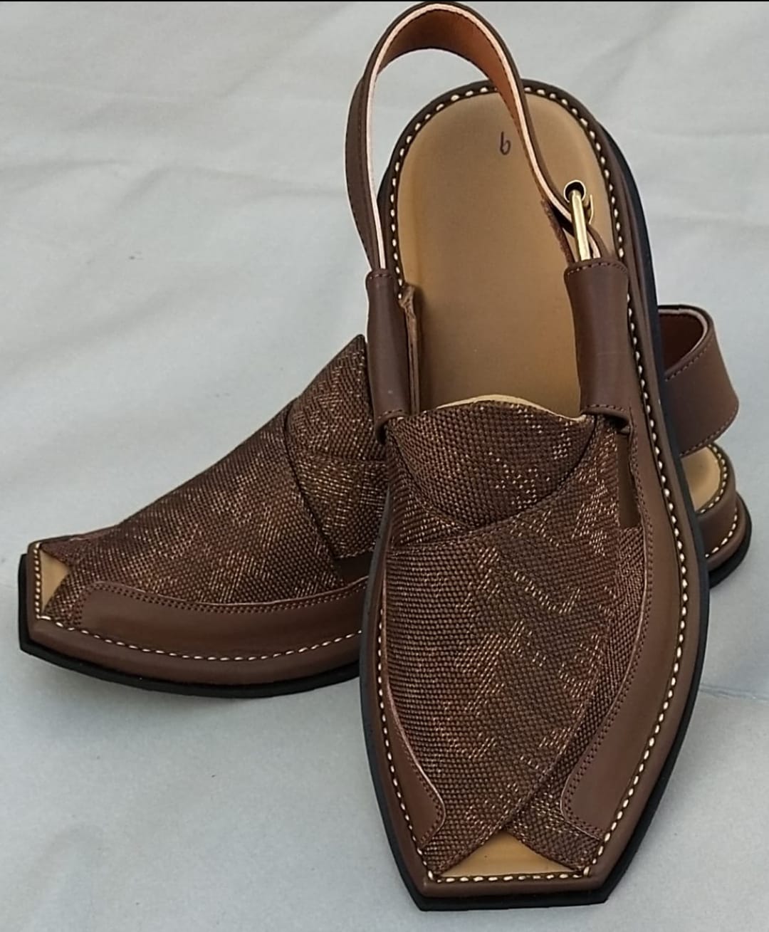 Products Features
Peshawar Zalmi Fabric Chappals gray colour with imported very soft sole and beautiful imported fabric is used.Β Each design of Leather Crafty footwePeshawar Zalmi Fabric Chappals HandmadeSell MartSell MartPeshawar Zalmi Fabric