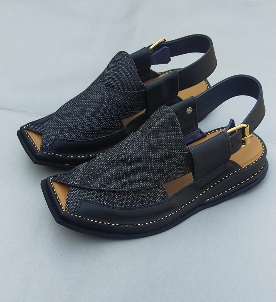 Products Features
Peshawar Zalmi Fabric Chappals gray colour with imported very soft sole and beautiful imported fabric is used.Β Each design of Leather Crafty footwePeshawar Zalmi Fabric Chappals HandmadeSell MartSell MartPeshawar Zalmi Fabric