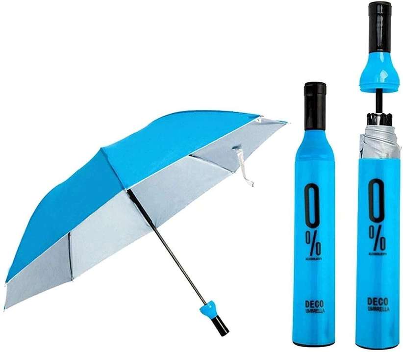 Double Layer Umbrella with Bottle Cover (Assorted, Pack of 1)