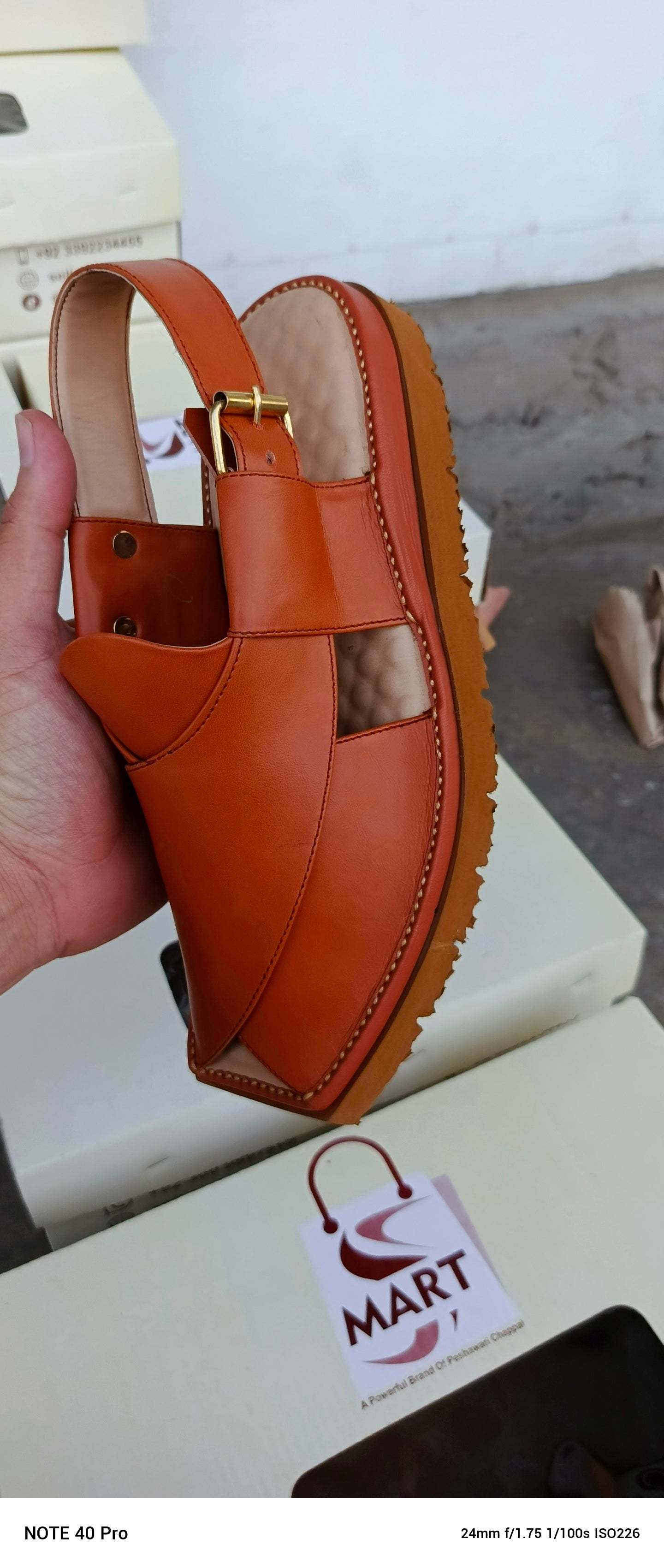 Khan Style Vibram Sole Chppal